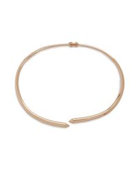 Eddie Borgo - Metallic Bicone Hinged Choker - Lyst