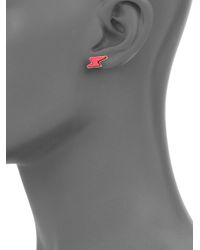 Marc By Marc Jacobs | Pink Debbie Bolt Stud Earrings | Lyst