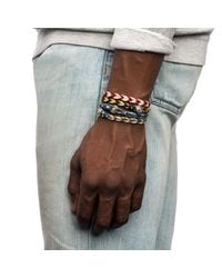 Lulu Frost - Black George Frost Woven Bracelet for Men - Lyst