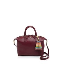 Tory Burch | Red Small Slouchy Satchel | Lyst