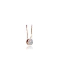 Monica Vinader | Pink Ava Button Necklace | Lyst