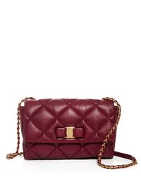 Ferragamo | Red Shoulder Bag - Gelly Quilted | Lyst