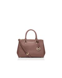 MICHAEL Michael Kors | Pink Satchel - Small Sutton | Lyst