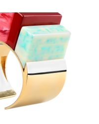 Stella McCartney | Multicolor Mixed Stones Bangle | Lyst