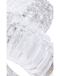 David Webb | Metallic Crossover Ring | Lyst