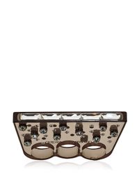 Caterina Zangrando | Black Gae M Three Finger Ring | Lyst
