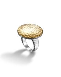 John Hardy | Metallic Dot Hammered Ring | Lyst