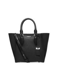 Michael Kors | Black Gracie Small Leather Tote | Lyst