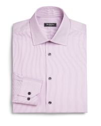 Saks Fifth Avenue | Purple Striped Cotton Dress Shirt for Men | Lyst