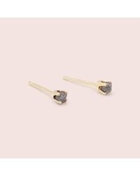 Erica Weiner - Metallic Diamondz & Pearlz Studs (grey Diamondz) - Lyst