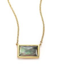 Ippolita | Metallic Rock Candy Gelato Black Shell, Clear Quartz & 18k Yellow Gold Pendant Necklace | Lyst