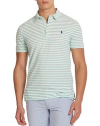 Polo Ralph Lauren | Blue Striped Featherweight Polo for Men | Lyst