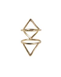 Rebecca Taylor | Metallic Caged Ring | Lyst