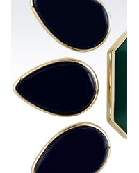Emporio Armani | Green Bracelet With Resin | Lyst