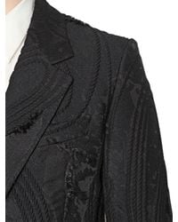 Cerruti 1881 | Black Techno Cotton 3d Jacquard Jacket for Men | Lyst