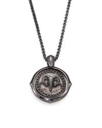 Stephen Webster | Metallic Sterling Silver Aries Pendant Necklace for Men | Lyst