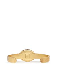 Ela Stone | Metallic 'tessa' Stone Cuff | Lyst