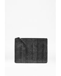French Connection | Black Patsy Watersnake Zip Pouch | Lyst