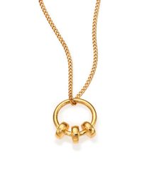 A Peace Treaty | Metallic Arme Ring Pendant Necklace | Lyst