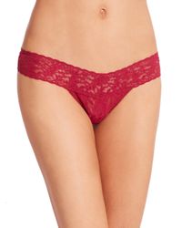Hanky Panky | Red Low-rise Lace Thong | Lyst
