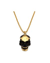 Alexander McQueen | Metallic Puzzle Skull Pendant | Lyst
