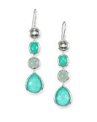 Ippolita | Metallic Rock Candy Green Amethyst, Chrysoprase, Green Agate, Green Turquoise & Sterling Silver Four-Ston | Lyst