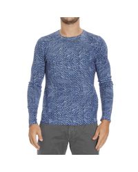 Just Cavalli | Blue Sweater for Men | Lyst