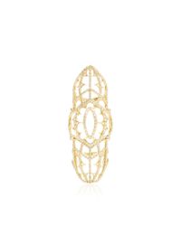 Loree Rodkin | Yellow Shield Bondage Ring | Lyst