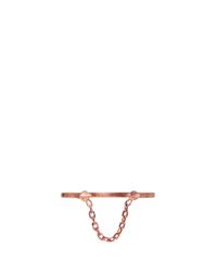 Maria Black | Metallic 'lilac' Dip Chain Ring | Lyst