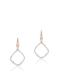 Monica Vinader | Metallic Riva Diamond Hoop Earrings | Lyst