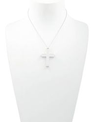 Eddie Borgo | Metallic The Crucifix Necklace | Lyst