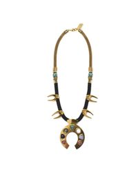 Lizzie Fortunato | Metallic Squash Blossom Necklace | Lyst