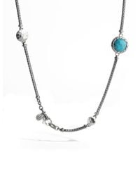 John Hardy | Metallic Dot Disc Stations Sautoir Necklace | Lyst