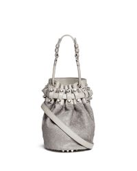 Alexander Wang | Gray 'diego' Bucket Crossbody Bag | Lyst