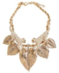 Roberto Cavalli | Metallic Monkey Necklace With Swarovski Crystals | Lyst