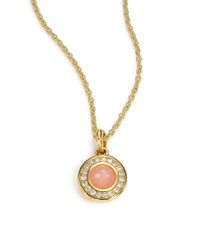 Ippolita | Metallic Lollipop Pink Opal, Diamond & 18k Yellow Gold Mini Pendant Necklace | Lyst