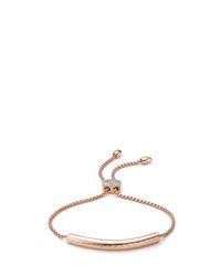 Monica Vinader | Metallic Essencia Toggle Bracelet | Lyst