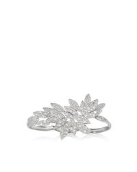 AS29 | Metallic Bamboo Xl Three Finger Ring | Lyst