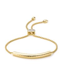 Monica Vinader | Metallic Esencia Diamond Toggle Bracelet | Lyst