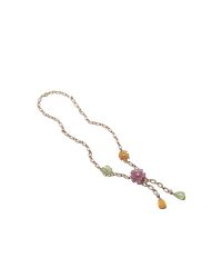 Ferragamo - Multicolor Flower Bouquet Necklace - Lyst