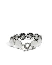John Hardy | Metallic Dot Medium Round Disc Bracelet | Lyst