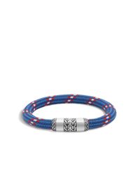 John Hardy | Blue Classic Chain Cord Bracelet for Men | Lyst