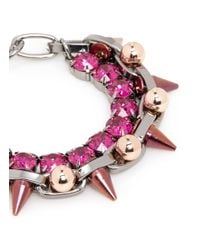 Joomi Lim | Pink 'dynamic Duo' Spike Sphere Bracelet | Lyst