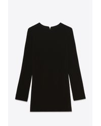 Helmut Lang | Black Mini Sheath Dress | Lyst