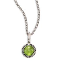 Ippolita | Green Peridot, Diamond & Sterling Silver Lollipop Charm | Lyst