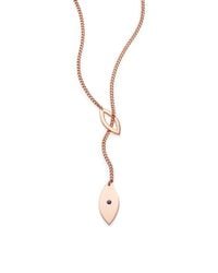 Jennifer Zeuner | Metallic Nazar Sapphire Evil Eye Lariat Necklace | Lyst