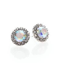 kate spade new york | Metallic Secret Garden Stud Earrings | Lyst