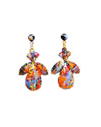 Tom Binns | Blue Midnight Riot Earrings | Lyst
