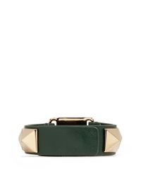 Valentino | Metallic 'rockstud' Macro Leather Bracelet | Lyst