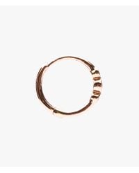 Ariel Gordon | Metallic Mini Huggie With 3 Diamonds | Lyst